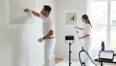 Professional drywall repair and painting in Olathe, KS home interior wall fix and smooth finish