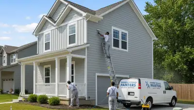 Professional house painting service in Olathe, KS for interior and exterior homes