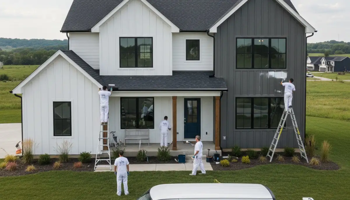 House painting service in Olathe, KS for residential interior and exterior painting projects