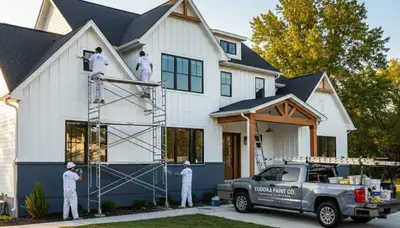 House painting service in Olathe, KS for residential exterior and interior painting projects