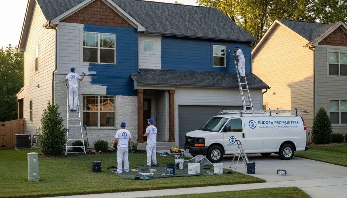 Professional house painting service in Olathe, KS for interior and exterior homes