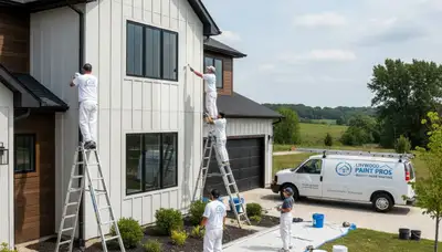House painting service in Olathe, KS for residential exterior and interior home improvement