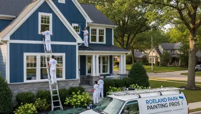 House painters in Olathe, KS providing professional interior and exterior painting services