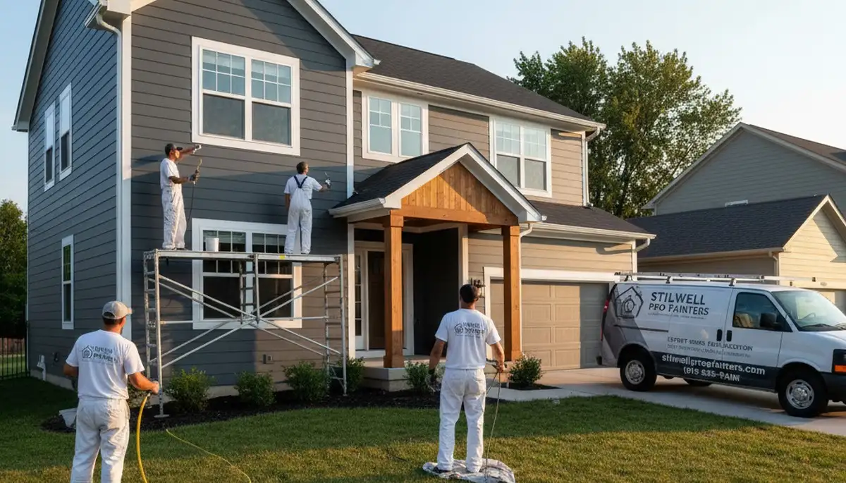 Professional house painting service in Olathe, KS for residential interior and exterior projects
